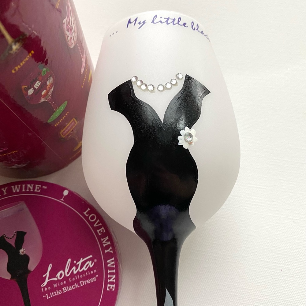 Lolita Little Black Dress Wine Bottle